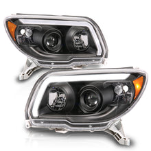 Load image into Gallery viewer, ANZO 06-09 Toyota 4 Runner Projector Headlights Plank Style - Black