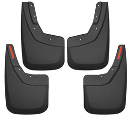 Husky Liners 14-17 Chevy Silverado 1500 / 15-16 Silverado 2500 HD Front and Rear Mud Guards - Black - Corvette Realm