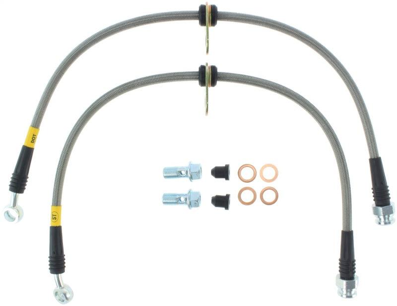 StopTech 02-06 Acura RSX / 04-09 TSX / 03-07 Accord / 09 Accord Coupe & Sedan Rear SS Brake Lines - Corvette Realm