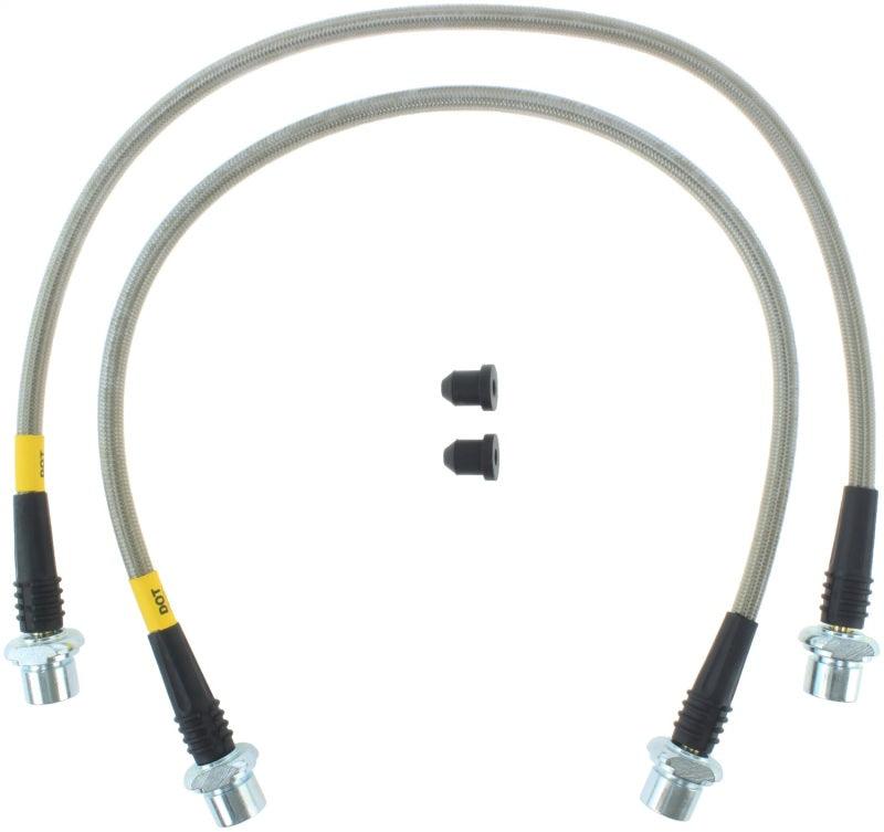 StopTech 05-17 Toyota Tacoma Stainless Steel Rear Brake Line Kit - Corvette Realm