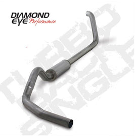 Diamond Eye KIT 4in TB SGL SS: 00-03 FORD 7.3L F250/F350 - Corvette Realm
