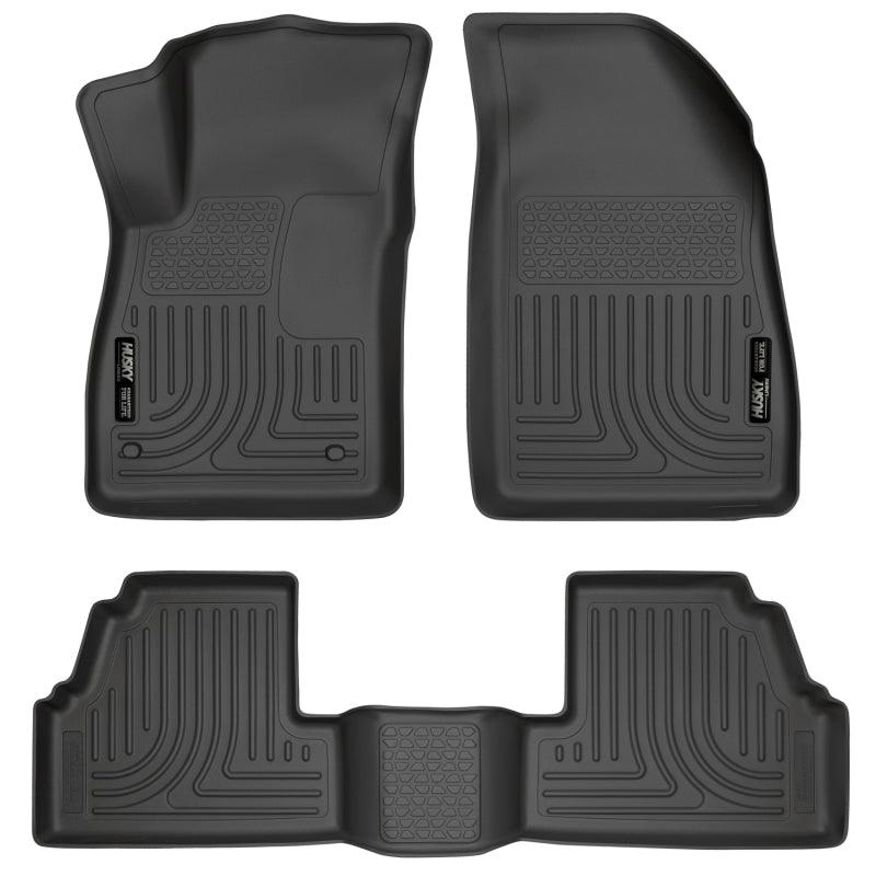 Husky Liners 13-14 Buick Encore WeatherBeater Black Front/2nd Row Floor Liners - Corvette Realm