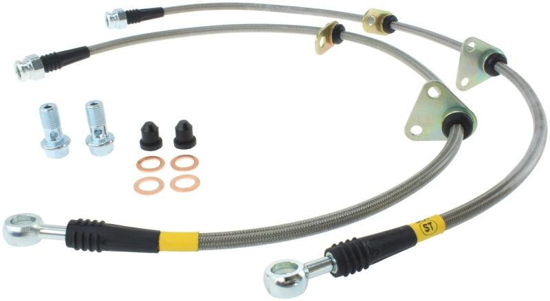 StopTech 90-01 Integra Front SS Brake Lines - Corvette Realm