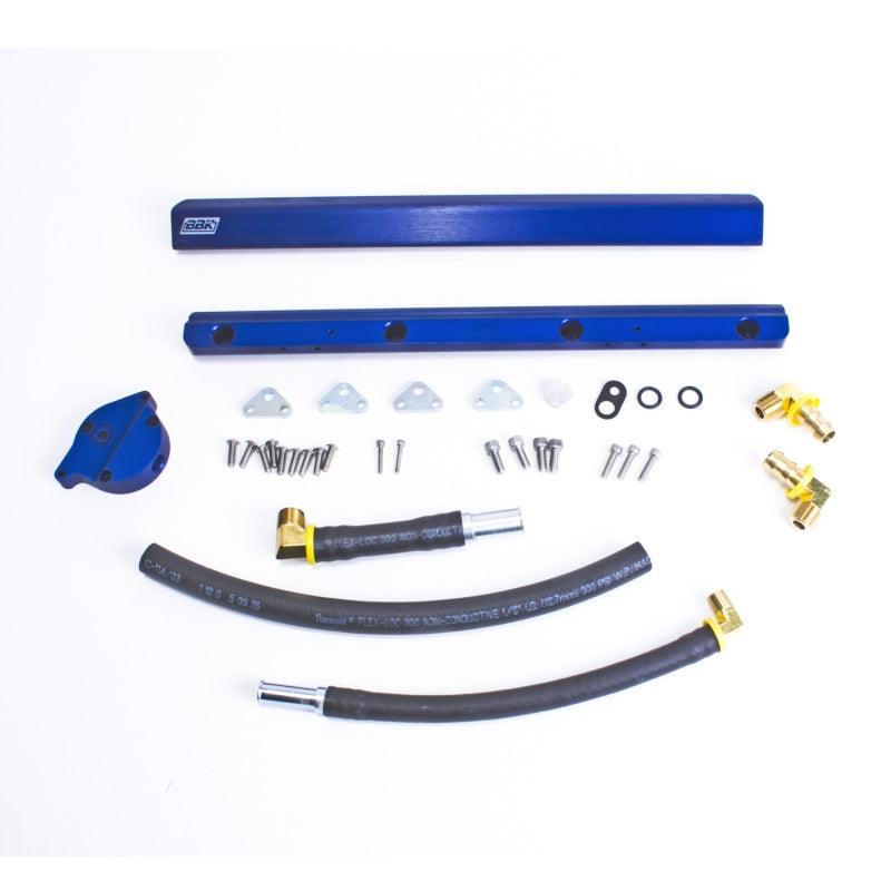 BBK 86-93 Mustang 5.0 High Flow Billet Aluminum Fuel Rail Kit - Corvette Realm