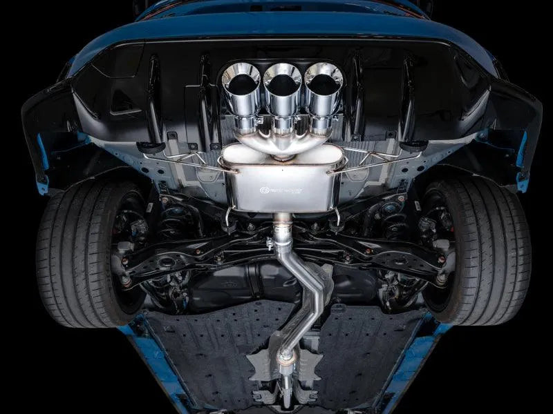 AWE Tuning 2023 Honda Civic Type R FL5 Touring Edition Exhaust w/ Triple Chrome Silver Tips - Corvette Realm