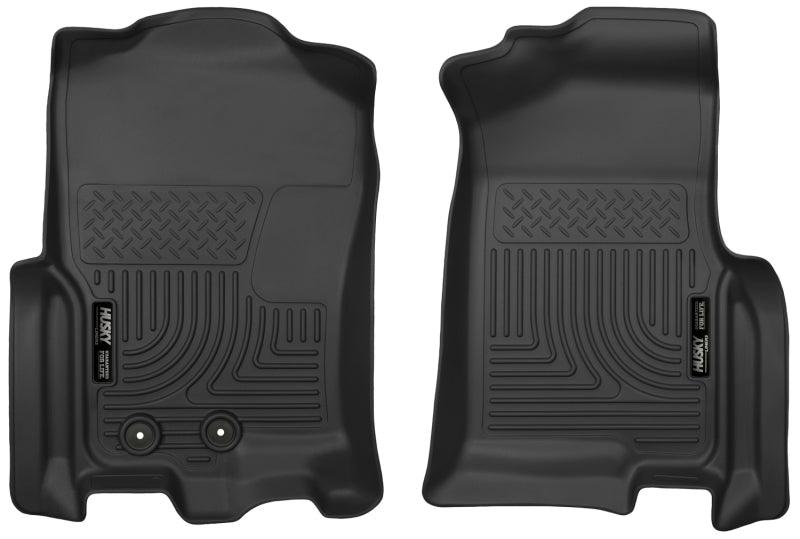 Husky Liners 11-17 Ford Expedition X-Act Contour Front Black Floor Liners - Corvette Realm