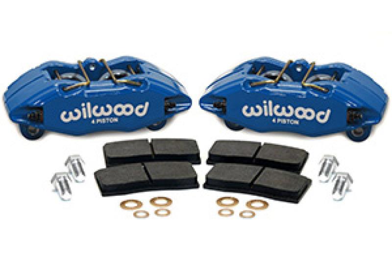 Wilwood DPHA Front Caliper & Pad Kit Blue Honda / Acura w/ 262mm OE Rotor - Corvette Realm