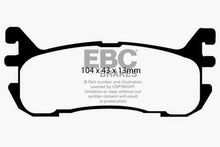 Load image into Gallery viewer, EBC 97-02 Ford Escort 2.0 Redstuff Rear Brake Pads - Corvette Realm