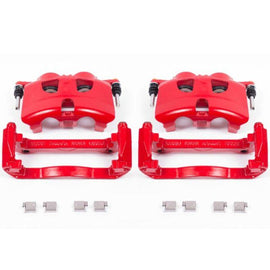 Power Stop 12-19 Ford F-150 Front Red Calipers w/Brackets - Pair - Corvette Realm