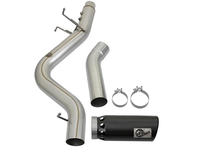 aFe LARGE BORE HD 5in 409-SS DPF-Back Exhaust w/Black Tip 2017 GM Duramax V8-6.6L (td) L5P - Corvette Realm