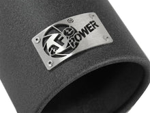 Load image into Gallery viewer, aFe MACHForce XP Exhausts Tips SS-304 EXH Tip 3in x 4Out x 12L Bolt-On (blk) - Corvette Realm