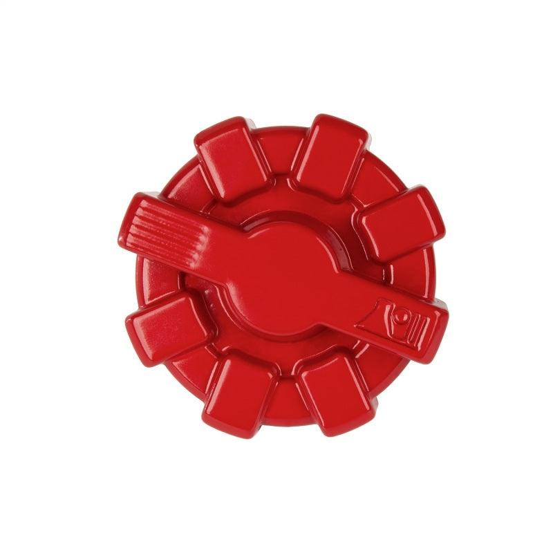 Rugged Ridge 07-20 Jeep Wrangler JK/JL / 2020 Gladiator JT Red Aluminum Elite Fuel Cap - Corvette Realm