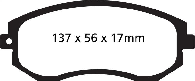 EBC 12+ Scion FR-S 2 Greenstuff Front Brake Pads - Corvette Realm