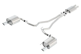 Borla 15-17 Ford Mustang 3.7L V6 MT/AT ATAK Cat Back Exhaust 2.25in Pipe 4in Single Round Rolled Tips
