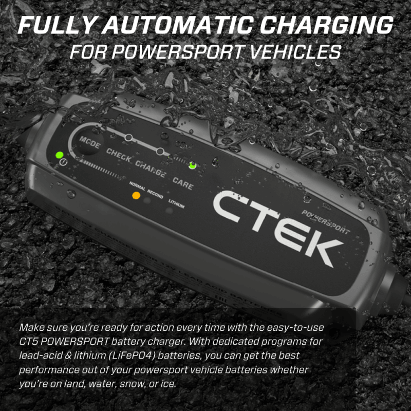 CTEK Battery Charger - CT5 Powersport - 2.3A - Corvette Realm