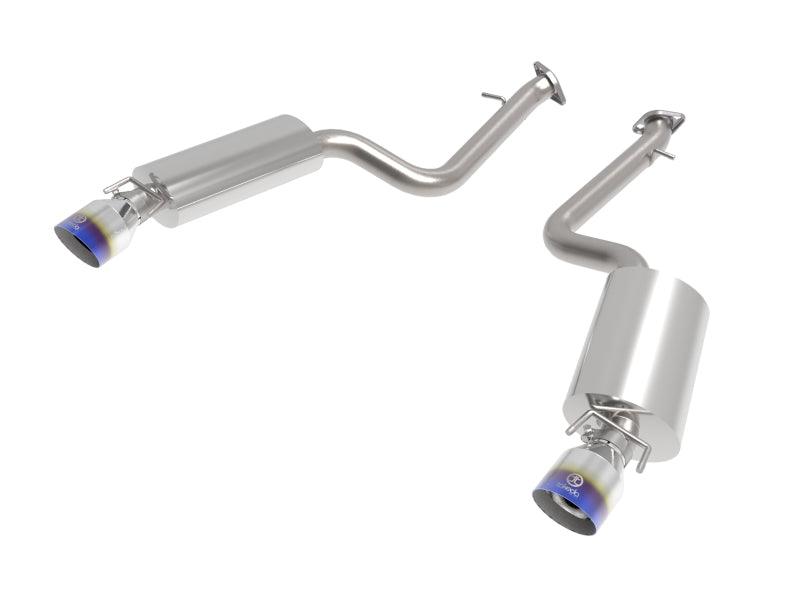 aFe Lexus IS350 14-22 V6-3.5L Takeda Axle-Back Exhaust System- Blue Tip - Corvette Realm