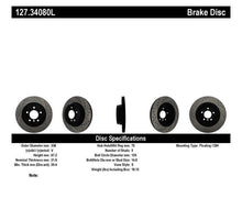 Load image into Gallery viewer, StopTech 06 BMW 330 / 07-09 BMW 335 Slotted &amp; Drilled Left Rear Rotor - Corvette Realm