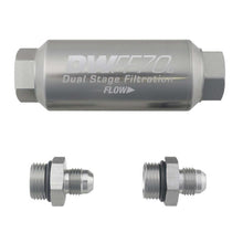 Load image into Gallery viewer, DeatschWerks 6AN 10 Micron 70mm Compact In-Line Fuel Filter Kit - Corvette Realm