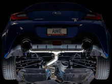 Load image into Gallery viewer, AWE Subaru BRZ / Toyota GR86 / Toyota 86 Track Edition Cat-Back Exhaust- Diamond Black Tips - Corvette Realm
