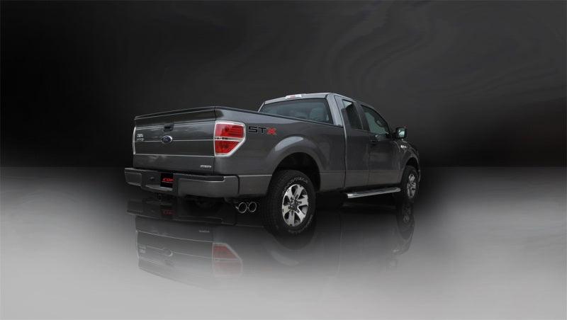 Corsa 11-14 Ford F-150 3.5L V6/5.0L V8 144.5in Wheelbase 3in Resonator Delete Kit - Corvette Realm