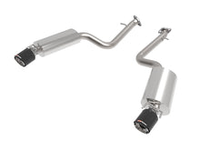 Load image into Gallery viewer, aFe Lexus IS350 14-22 V6-3.5L Takeda Axle-Back Exhaust System- Carbon Fiber Tip