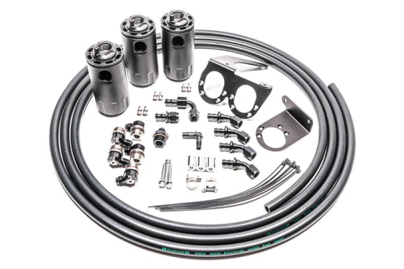 Radium Engineering Triple Catch Can Kit Nissan R35 GT-R Fluid Lock - Corvette Realm