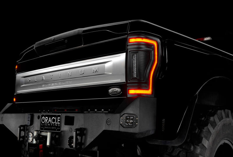 Oracle Lighting 17-22 Ford F-250/350 (Black Series) Flush Mount LED Tail Lights SEE WARRANTY