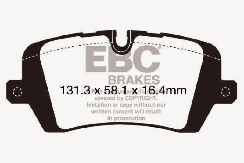 EBC 13+ Land Rover Range Rover 3.0 Supercharged Greenstuff Rear Brake Pads - Corvette Realm
