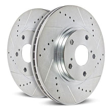 Load image into Gallery viewer, Power Stop 21-22 Ford F-150 Rear Drilled &amp; Slotted Rotor (Pair) - Corvette Realm
