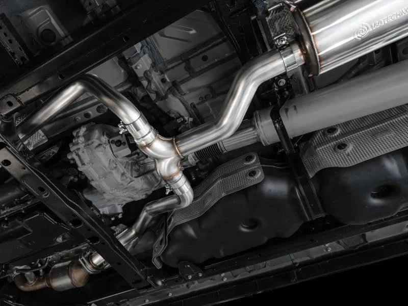 AWE 0FG Exhaust for 3rd Gen Toyota Tundra - Dual Diamond Black Tips