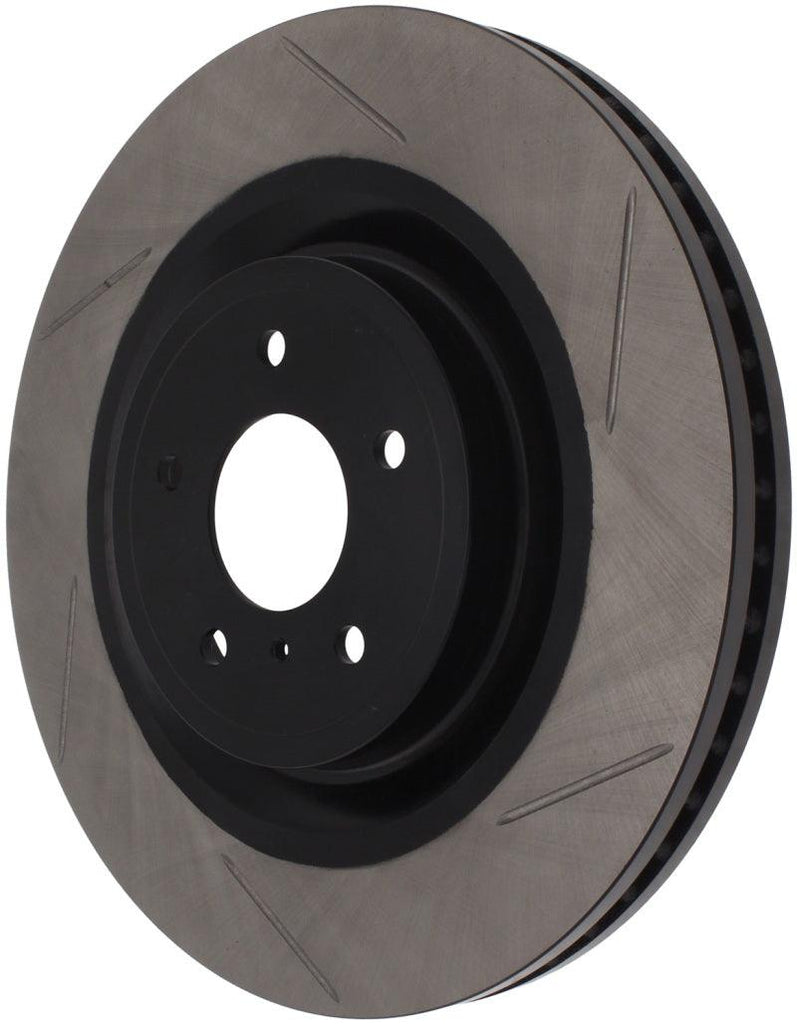 StopTech Power Slot Nissan 370z / Infiniti G37 SportStop Slotted Front Left Rotor - Corvette Realm