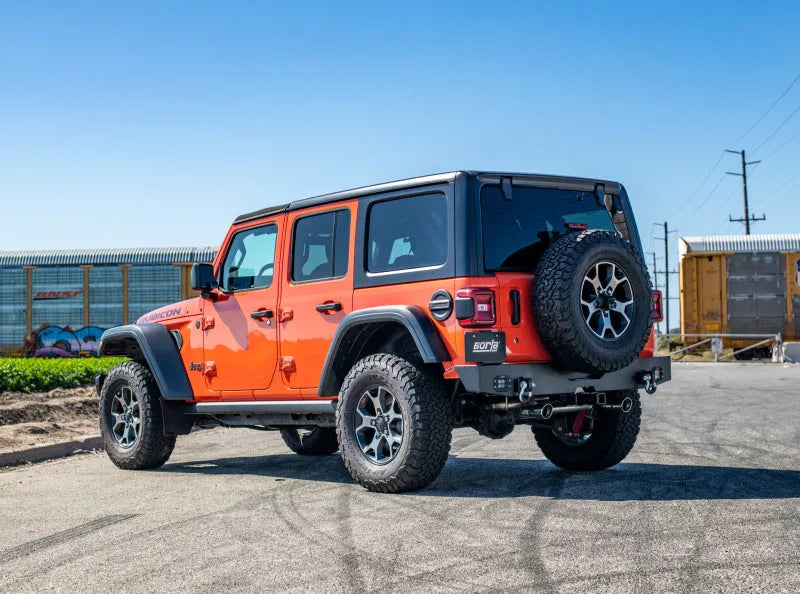Borla 18-25 Jeep Wrangler JL/JLU 2.0L 4Cyl 2DR/4DR Axle Back Exhaust ATAK w/ 3.5in Tips