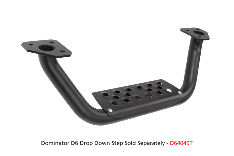 Go Rhino 19-20 Chevy 1500 Dominator Extreme D6 SideSteps Complete Kit w/SideStep + Brkts - Corvette Realm