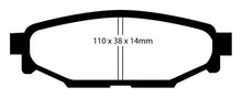 Load image into Gallery viewer, EBC 08-10 Subaru Impreza 2.5 Bluestuff Rear Brake Pads - Corvette Realm