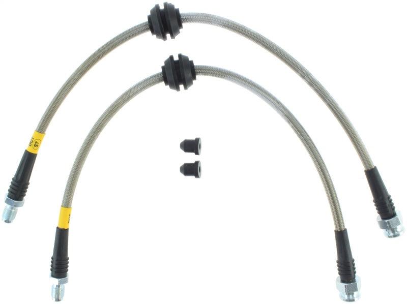 StopTech 07-09 Mazdaspeed3 / 04-07 Mazda 3 Stainless Steel Rear Brake Lines - Corvette Realm