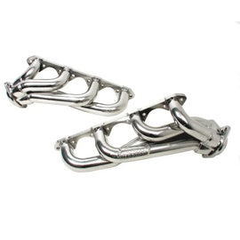 BBK 79-93 Mustang 5.0 Shorty Unequal Length Exhaust Headers - 1-5/8 Silver Ceramic - Corvette Realm