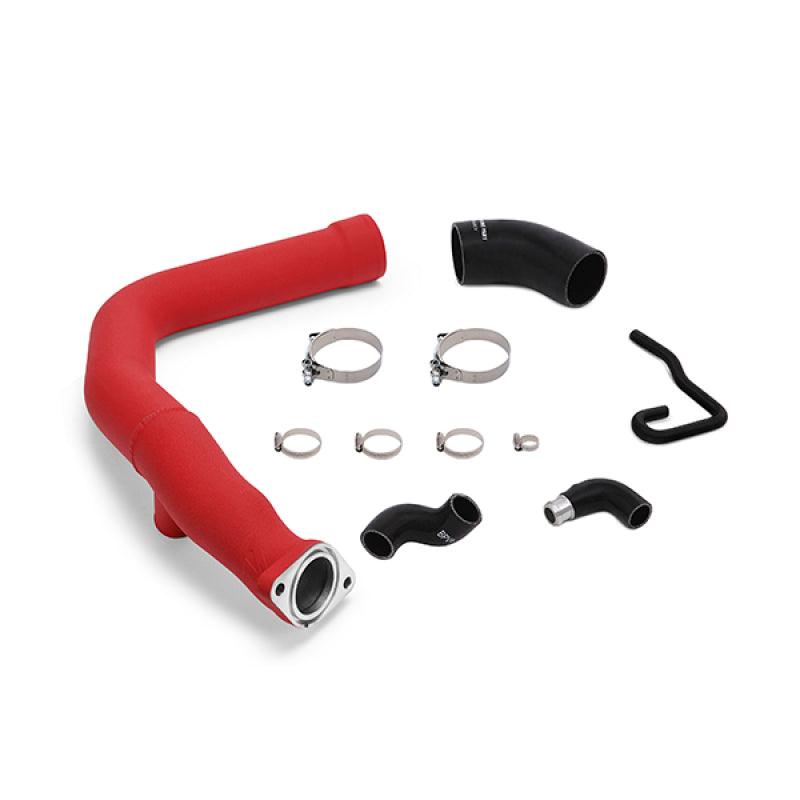 Mishimoto 2015 Subaru WRX Charge Pipe Kit - Wrinkle Red - Corvette Realm