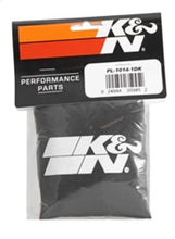 Load image into Gallery viewer, K&amp;N Polaris Black Round Drycharger Air Filter Wrap 11.25inx3inx3in