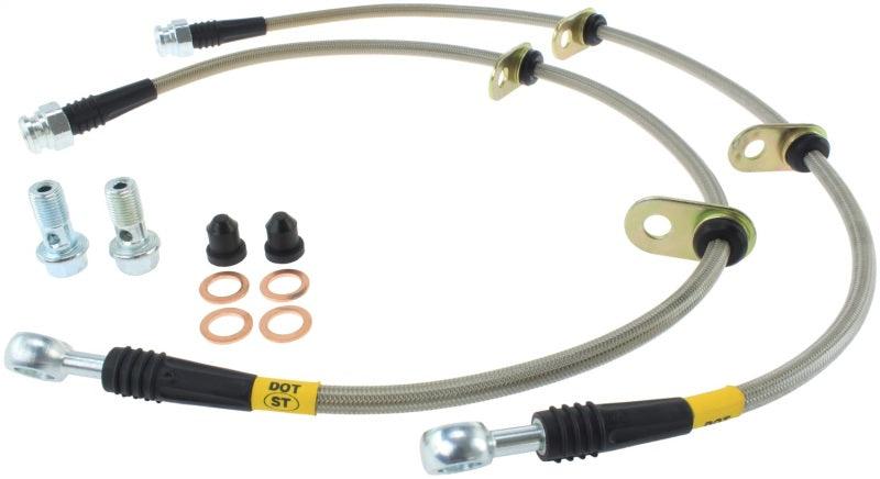 StopTech 91-05 Acura NSX Front SS Brake Lines - Corvette Realm