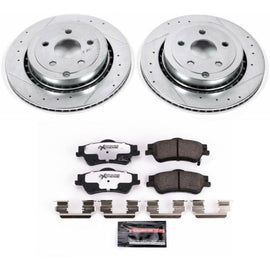 Power Stop 11-17 Chevrolet Caprice Rear Z26 Street Warrior Brake Kit - Corvette Realm
