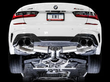 Load image into Gallery viewer, AWE Tuning 2019+ BMW M340i (G20) Resonated Touring Edition Exhaust - Quad Diamond Black Tips - Corvette Realm