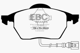 EBC 99-06 Audi TT 1.8 Turbo Redstuff Front Brake Pads - Corvette Realm