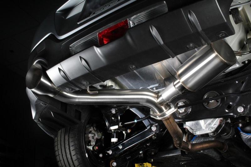 Perrin 2022 BRZ/GR86 Axle Back Exhaust SS (Single Side Exit w/Helmholtz Chamber) - Corvette Realm