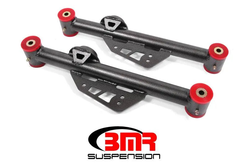 BMR 79-98 Fox Mustang Non-Adj. Lower Control Arms (Polyurethane) - Black Hammertone - Corvette Realm