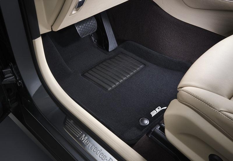 3D Maxpider 21-22 Tesla Model Y Elegant 1st 2nd Row - Floor Mat Set (Black) - Corvette Realm