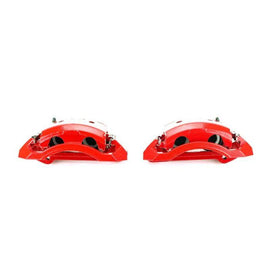 Power Stop 00-02 Dodge Ram 2500 Front Red Calipers w/Brackets - Pair - Corvette Realm