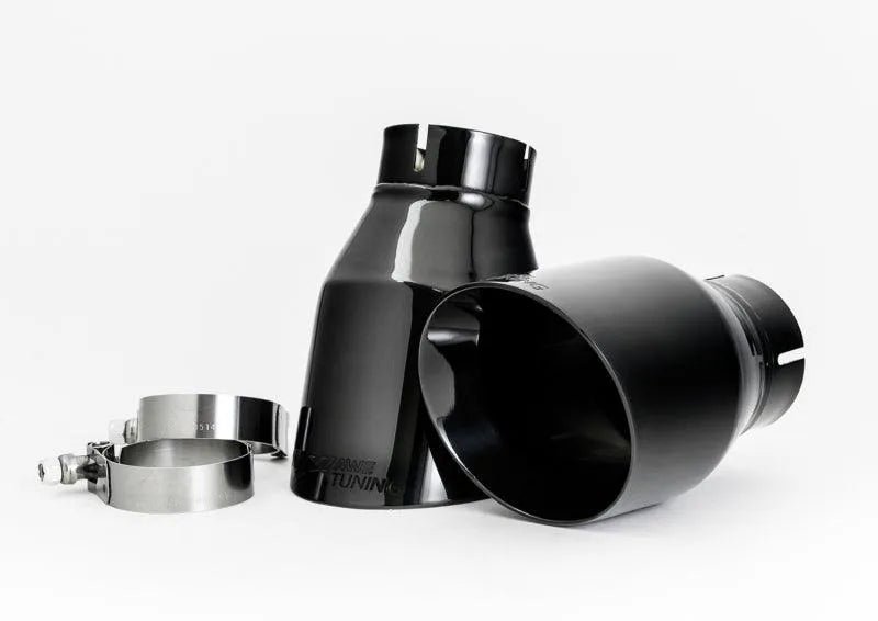 AWE Tuning Audi C7.5 A6 3.0T Touring Edition Exhaust - Quad Outlet Diamond Black Tips - Corvette Realm