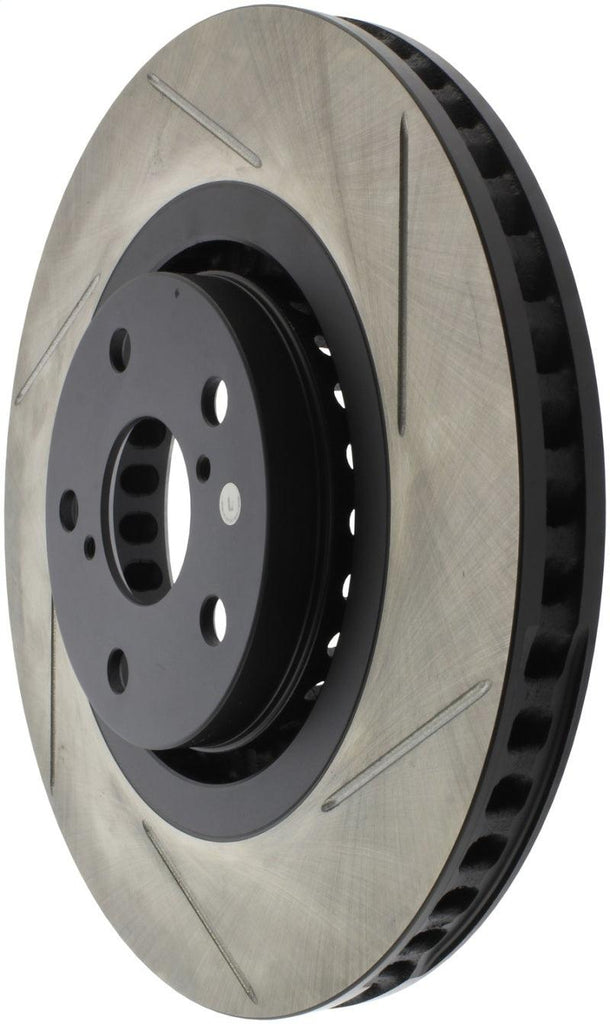 StopTech Power Slot 06 Lexus GS430 / 07-08 Lexus GS350/GS450H / 06-10 IS350 Slotted Left Front Roto - Corvette Realm