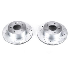 Load image into Gallery viewer, Power Stop 90-99 Jeep Cherokee Front Evolution Drilled &amp; Slotted Rotors - Pair - Corvette Realm