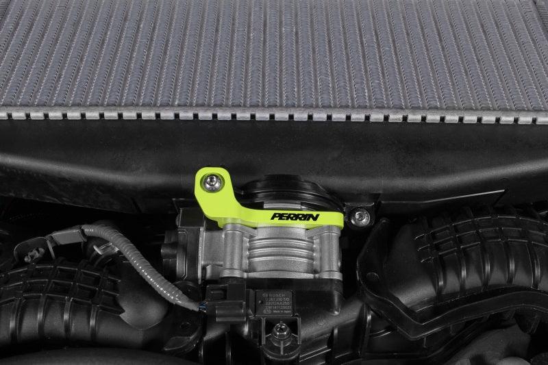 Perrin 2022+ Subaru WRX/19-23 Ascent/Legacy/Outback Top Mount Intercooler Bracket - Neon Yellow - Corvette Realm